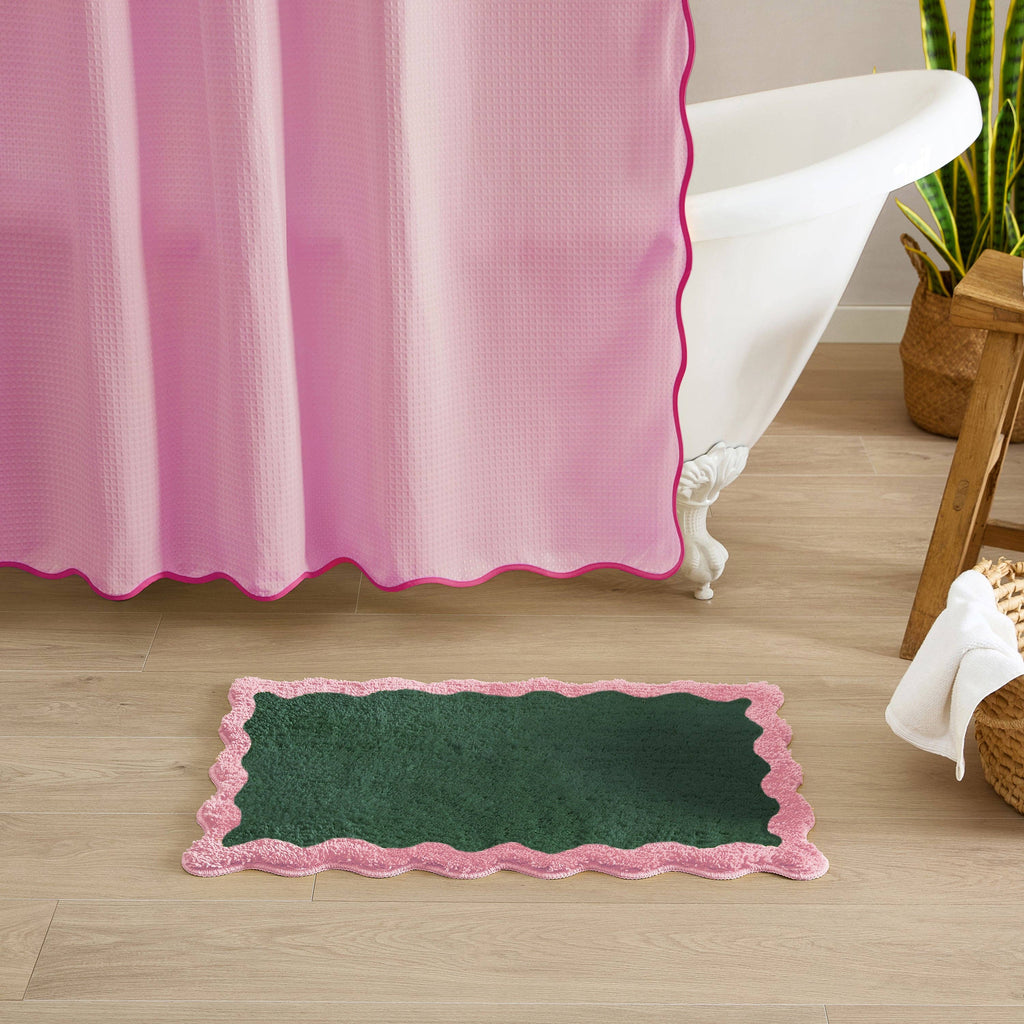 Nereida Bath Mat (Forest Pink): 20x32 inch