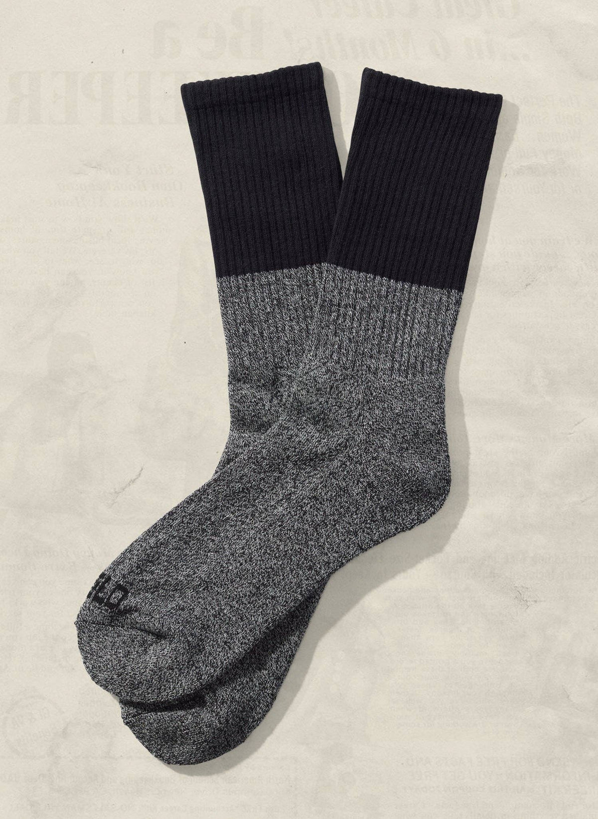 Color Block Crew Socks: Cactus