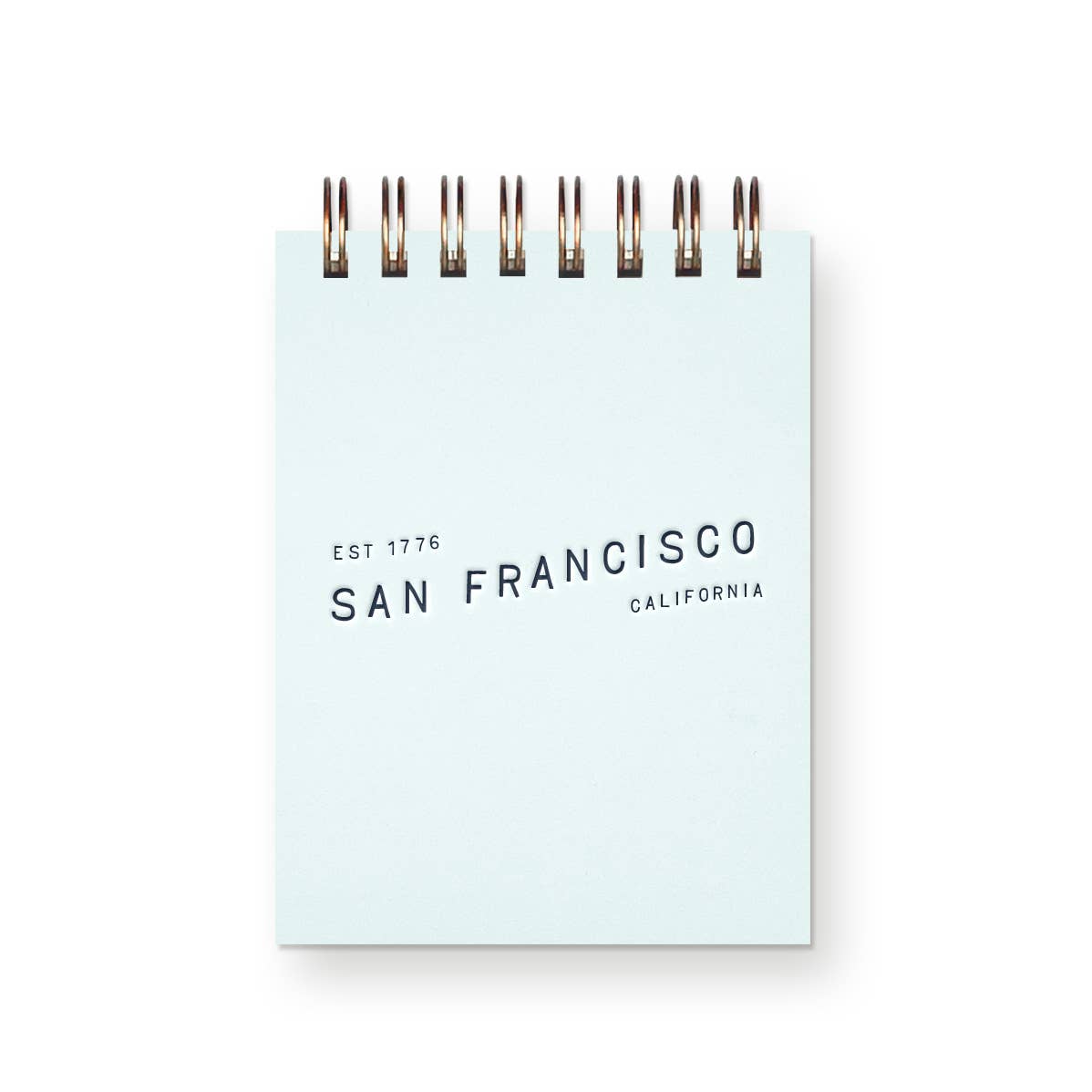 Custom City Wave Mini Jotter Notebook: Chartreuse Cover : Deep Blue Ink