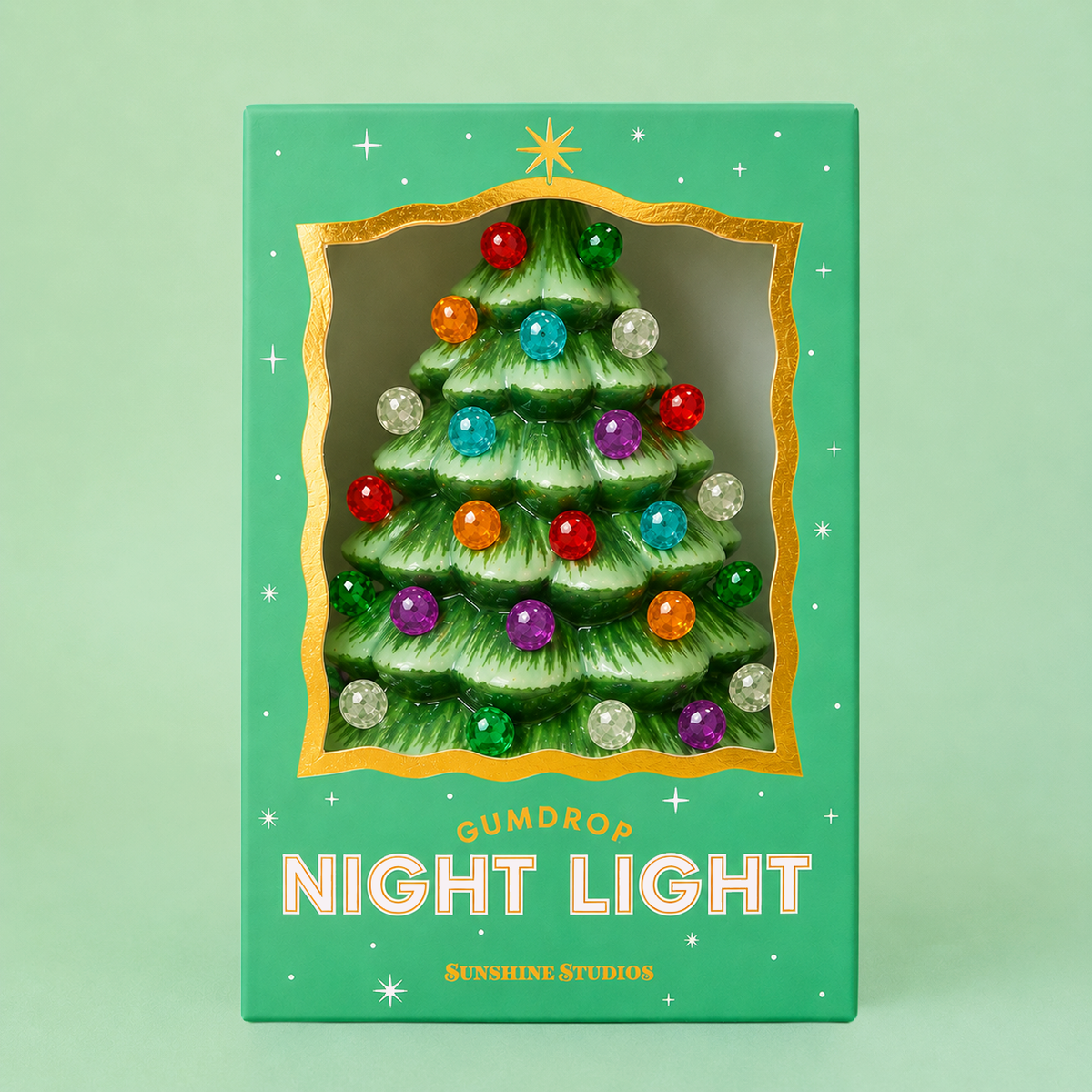 Gumdrop Tree Night Light | Green