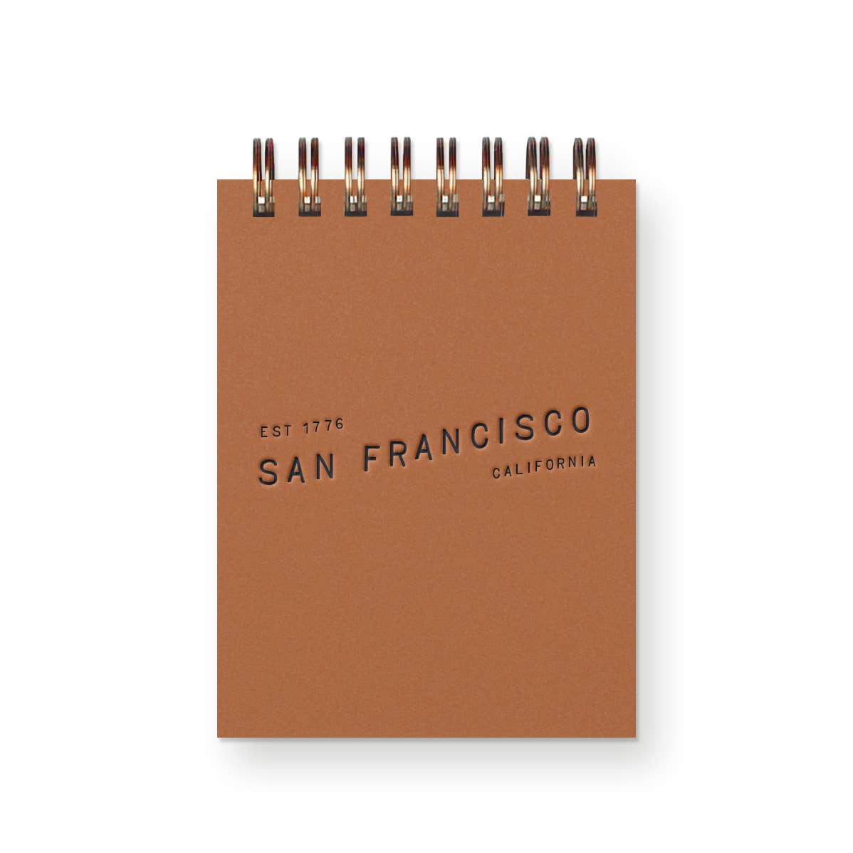 Custom City Wave Mini Jotter Notebook: Chartreuse Cover : Deep Blue Ink