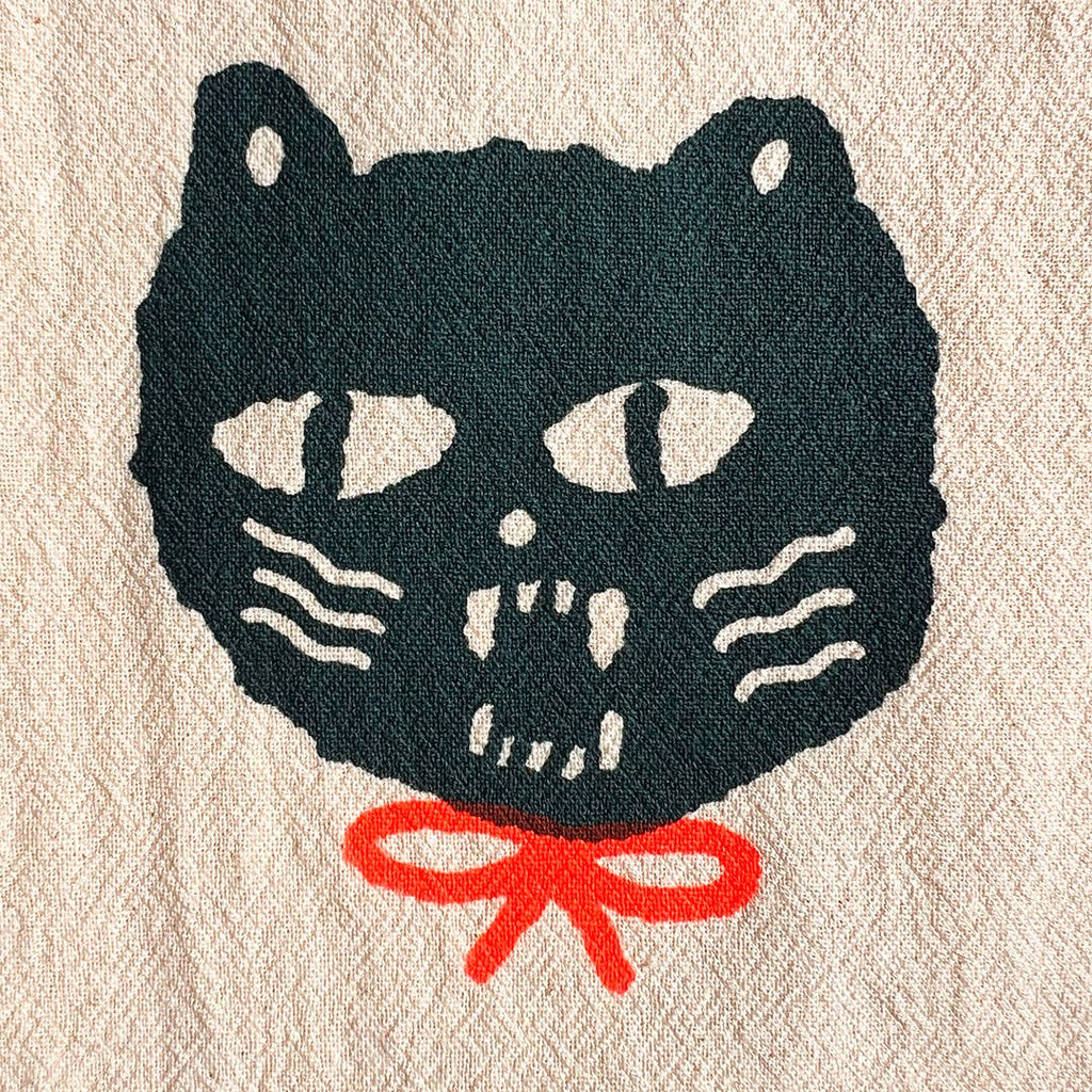 BAD CATS tea towel