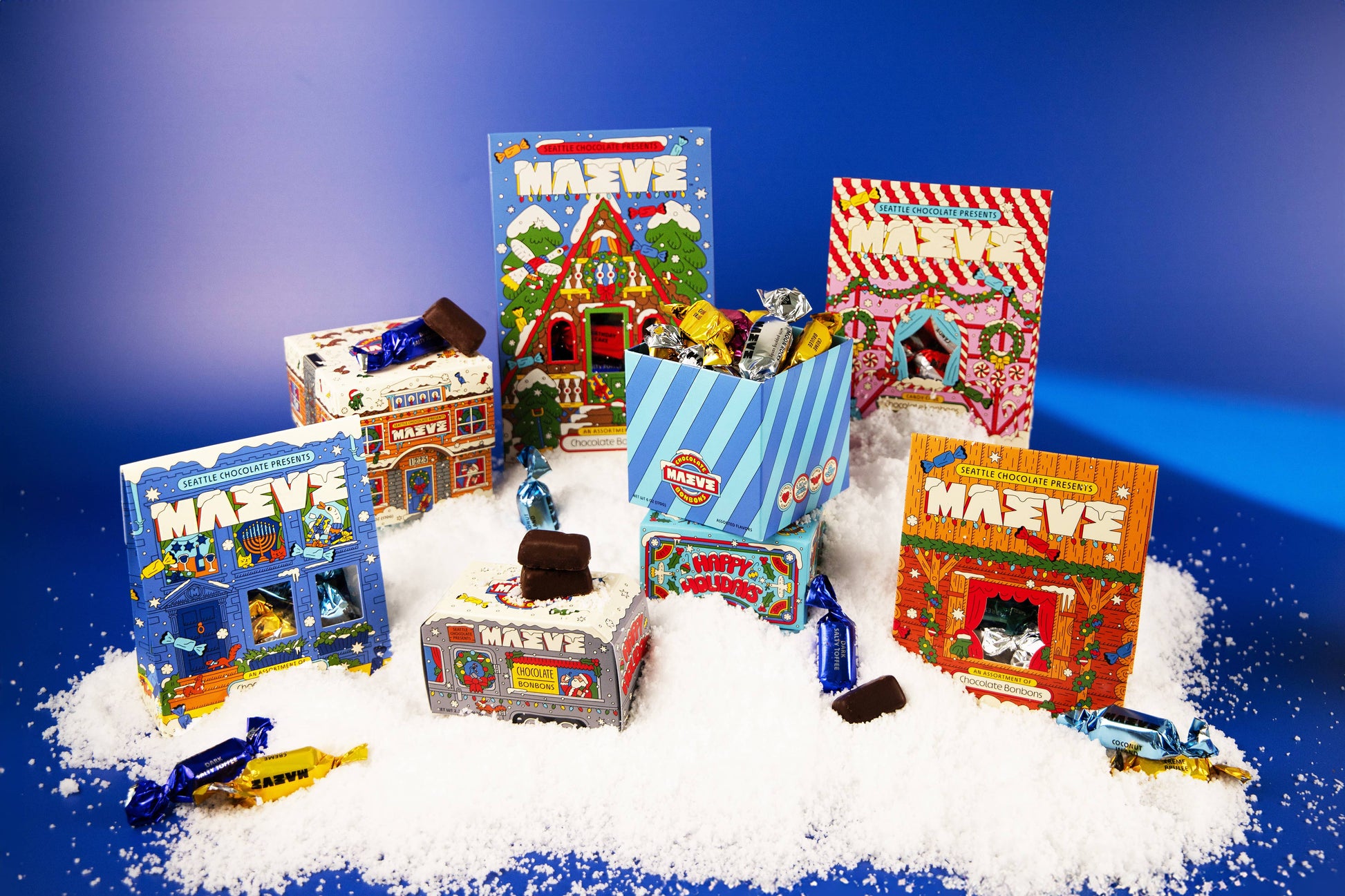 NEW! Holiday - Peppermint Pad Bonbon Box - 4oz