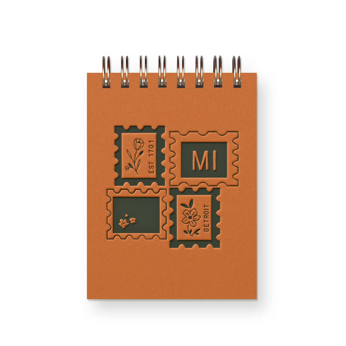 Custom City Stamp Mini Jotter Notebook: Heirloom Cover