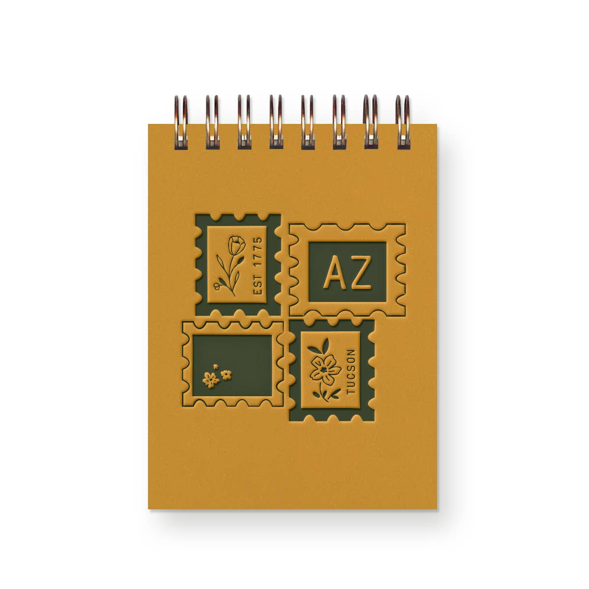 Custom City Stamp Mini Jotter Notebook: Heirloom Cover
