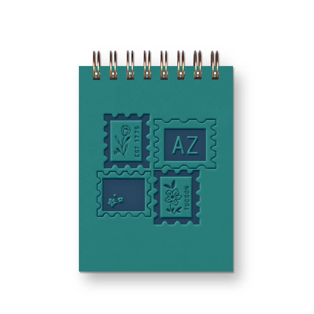 Custom City Stamp Mini Jotter Notebook: Heirloom Cover