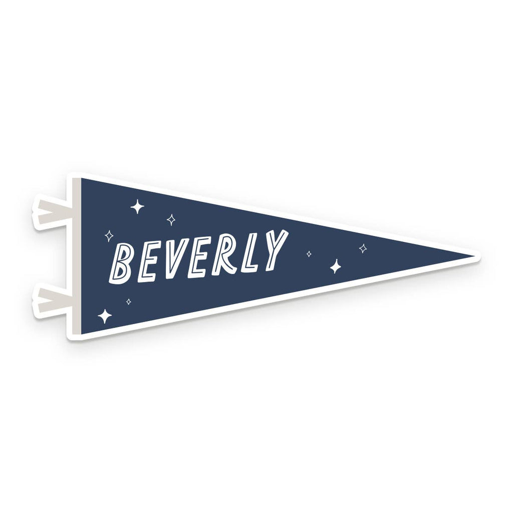 Custom City Pennant Sticker: Heirloom