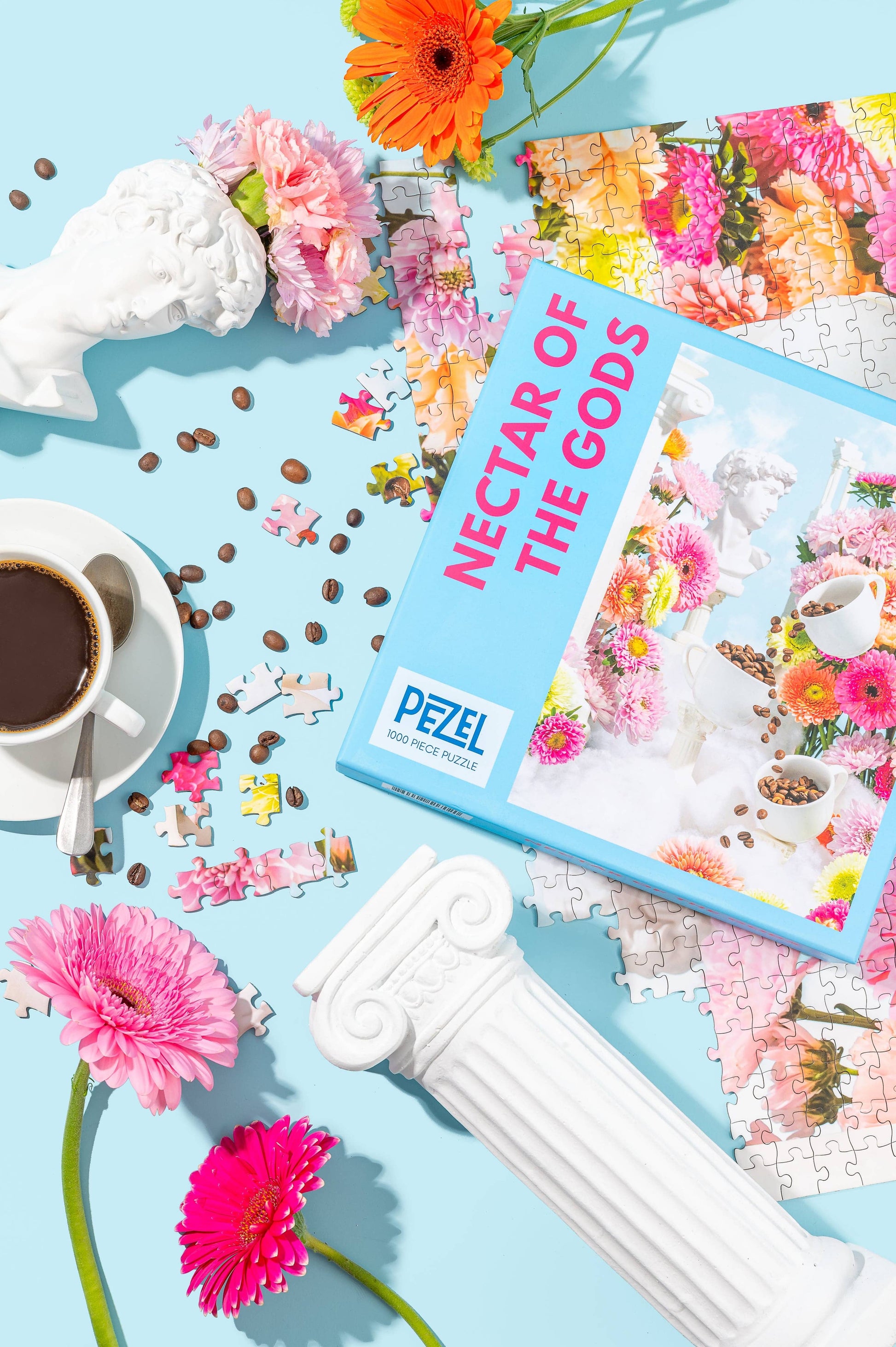 Nectar Of The Gods ☕| 1000 Piece Jigsaw Puzzle w/ Canvas Bag