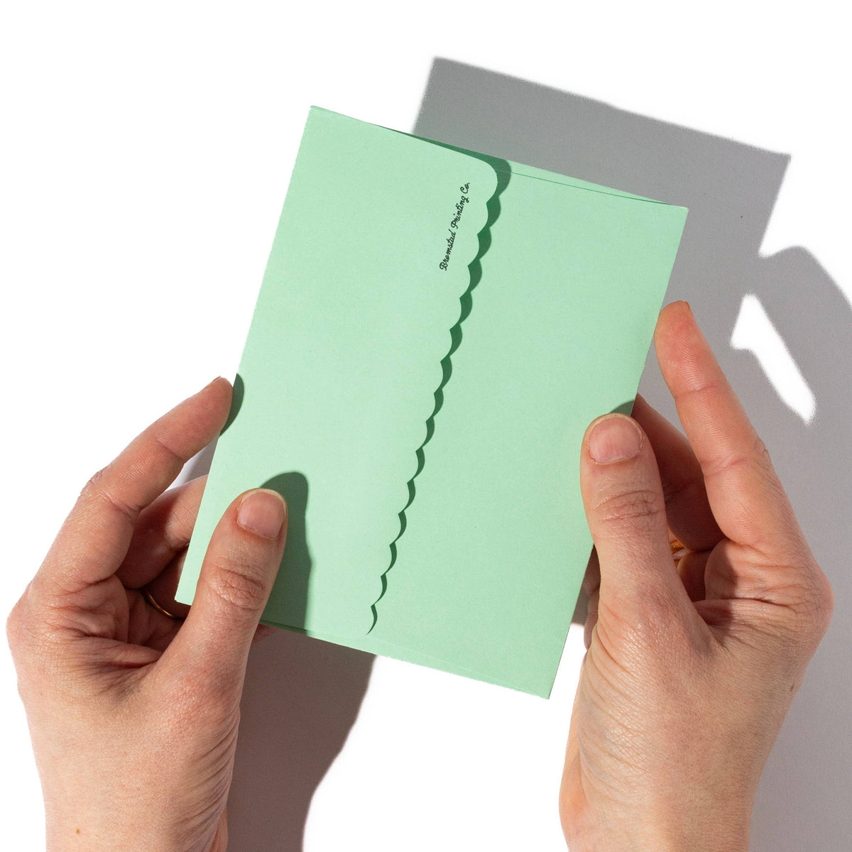 Glad You're On The Mend Cat - Risograph Get Well Card