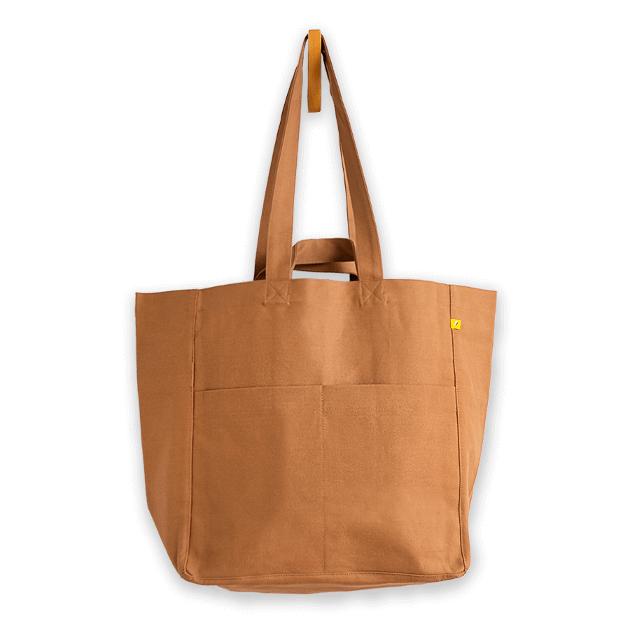 Box Tote - Nutmeg