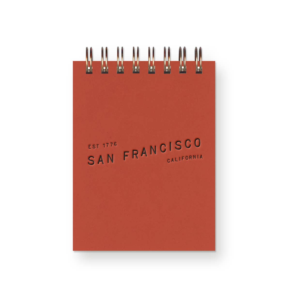 Custom City Wave Mini Jotter Notebook: Chartreuse Cover : Deep Blue Ink