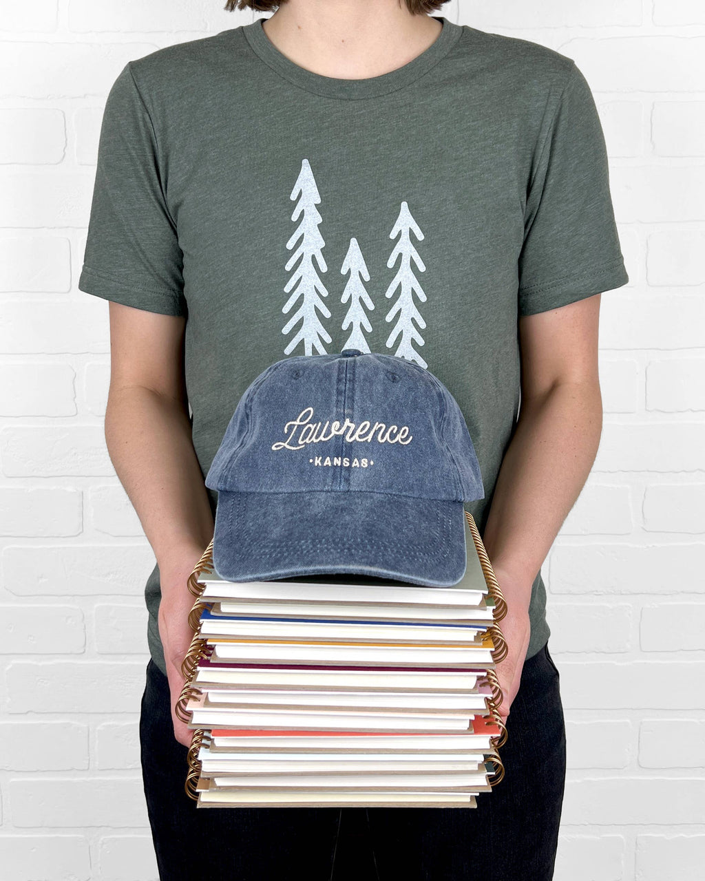 Custom City Script Baseball Hat: Peppercorn