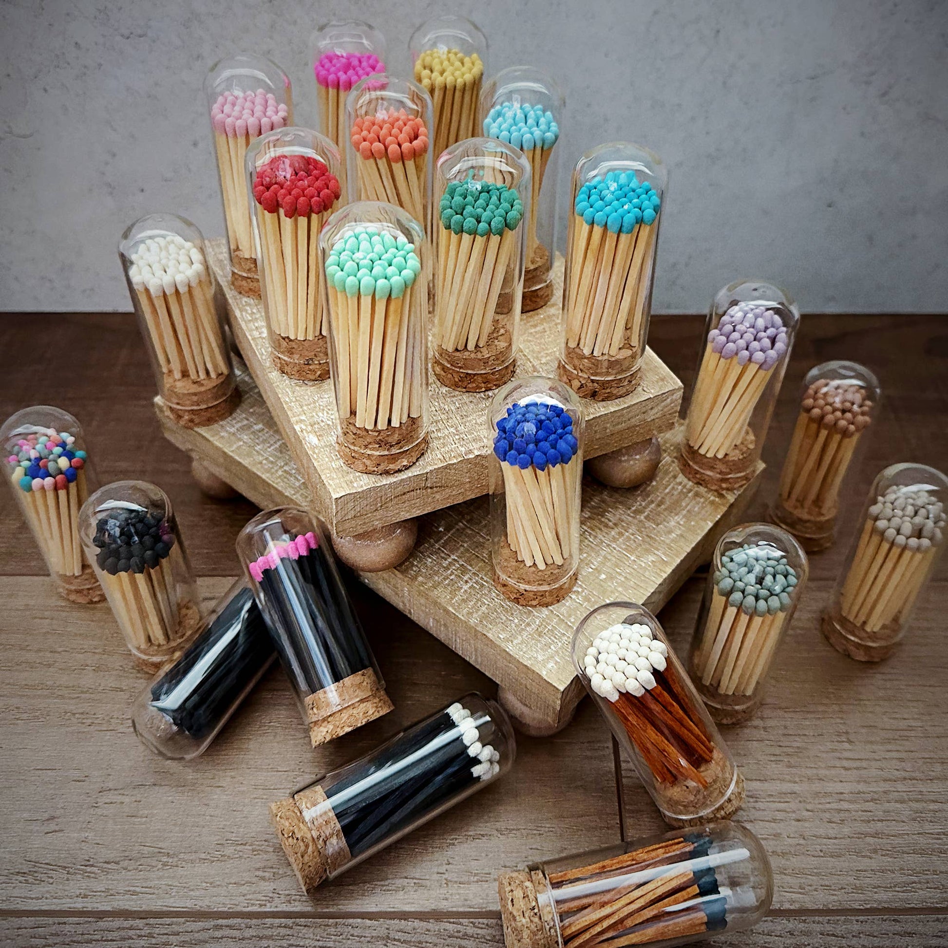 2" Matches + Mini Cloche - Colors of Your Choice + Strikers: Light Green