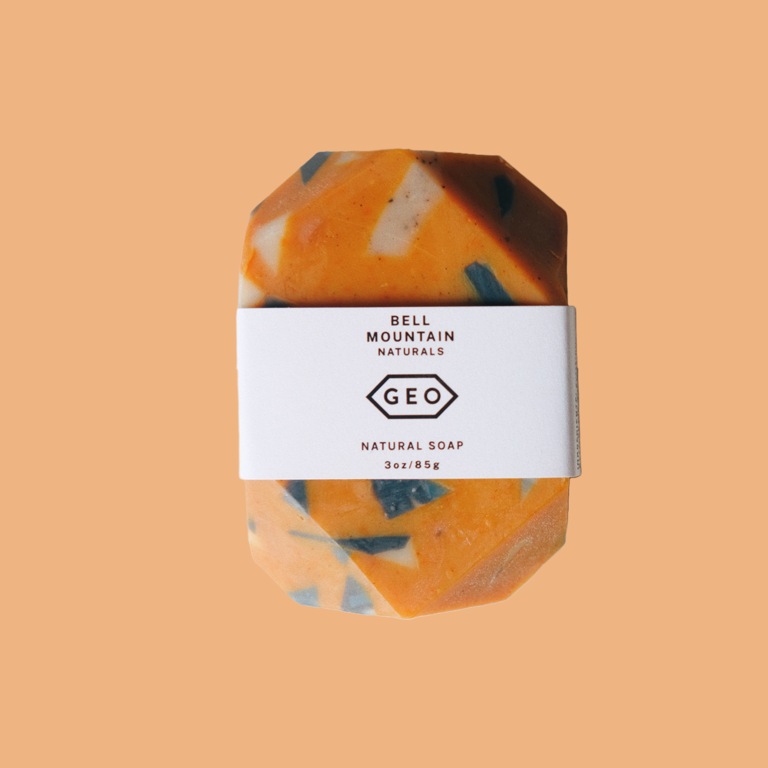 Terrazzo Gem bar soap. Full size.: Gold(vetiver & bergamot)