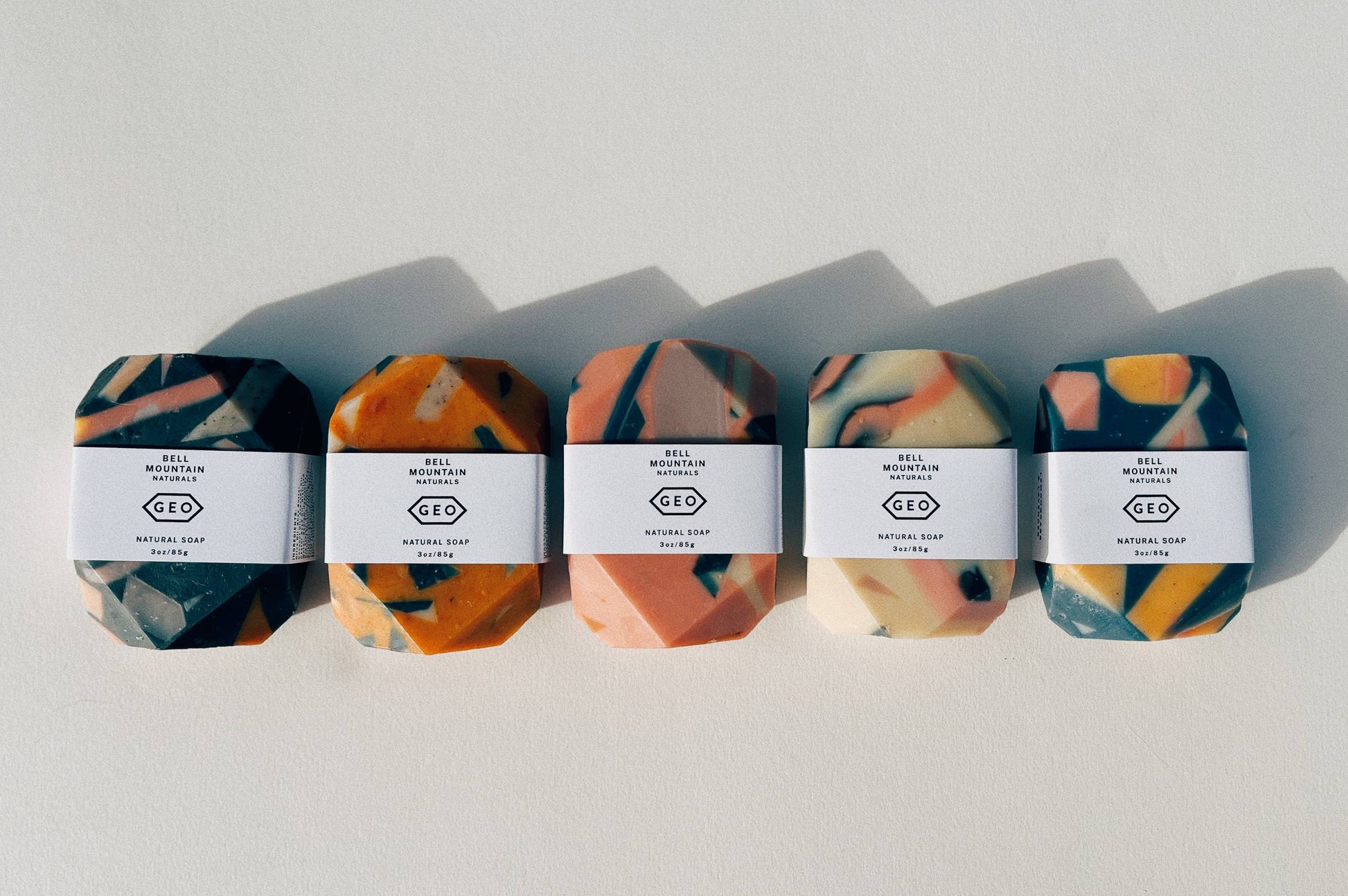 Terrazzo Gem bar soap. Full size.: Pink(spruce & citrus)