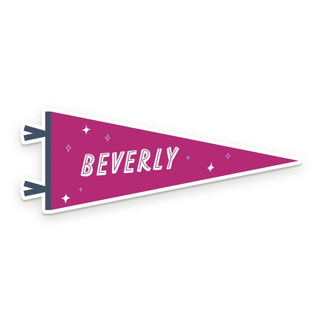 Custom City Pennant Sticker: Heirloom