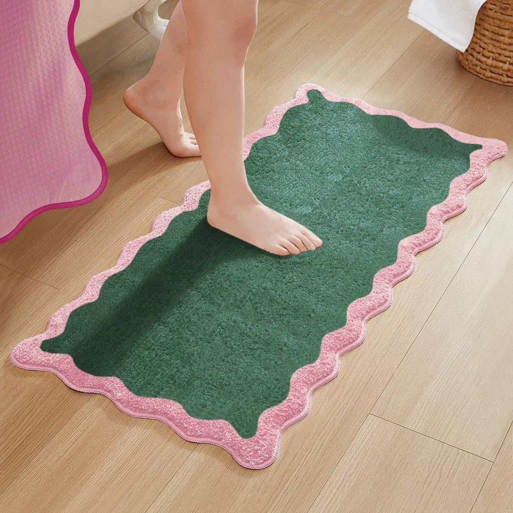 Nereida Bath Mat (Forest Pink): 20x32 inch