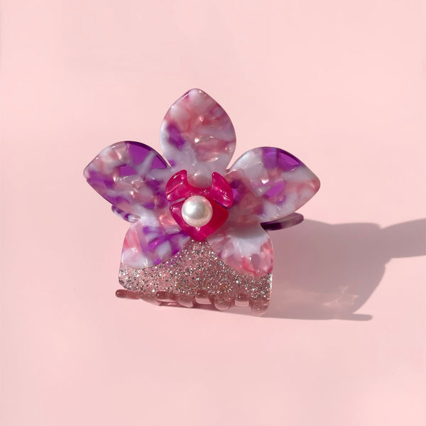 Orchid Claw Clip