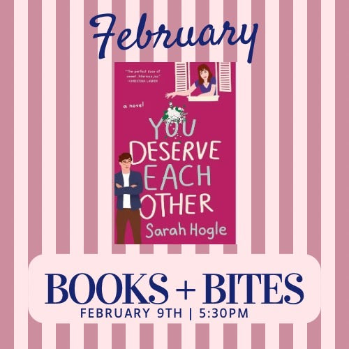 Books + Bites Book Club