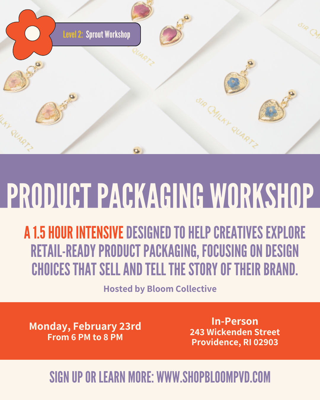 Product Packaging Workshop Level Two: Sprout