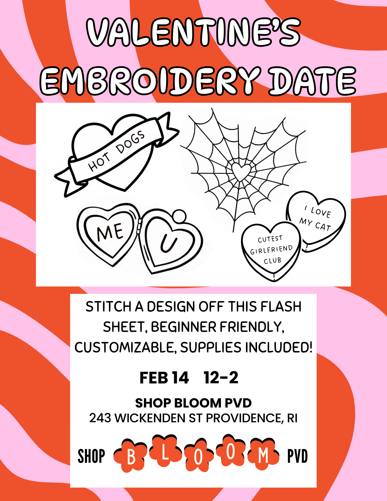 Valentine’s Embroidery Workshop