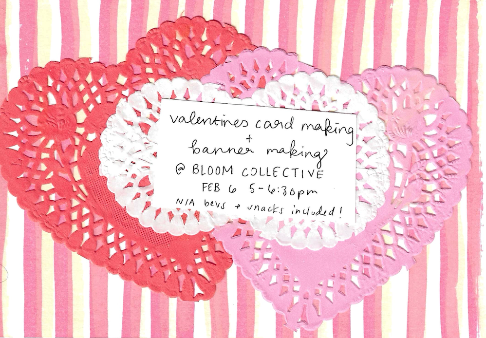 Valentine’s Card + Banner Making
