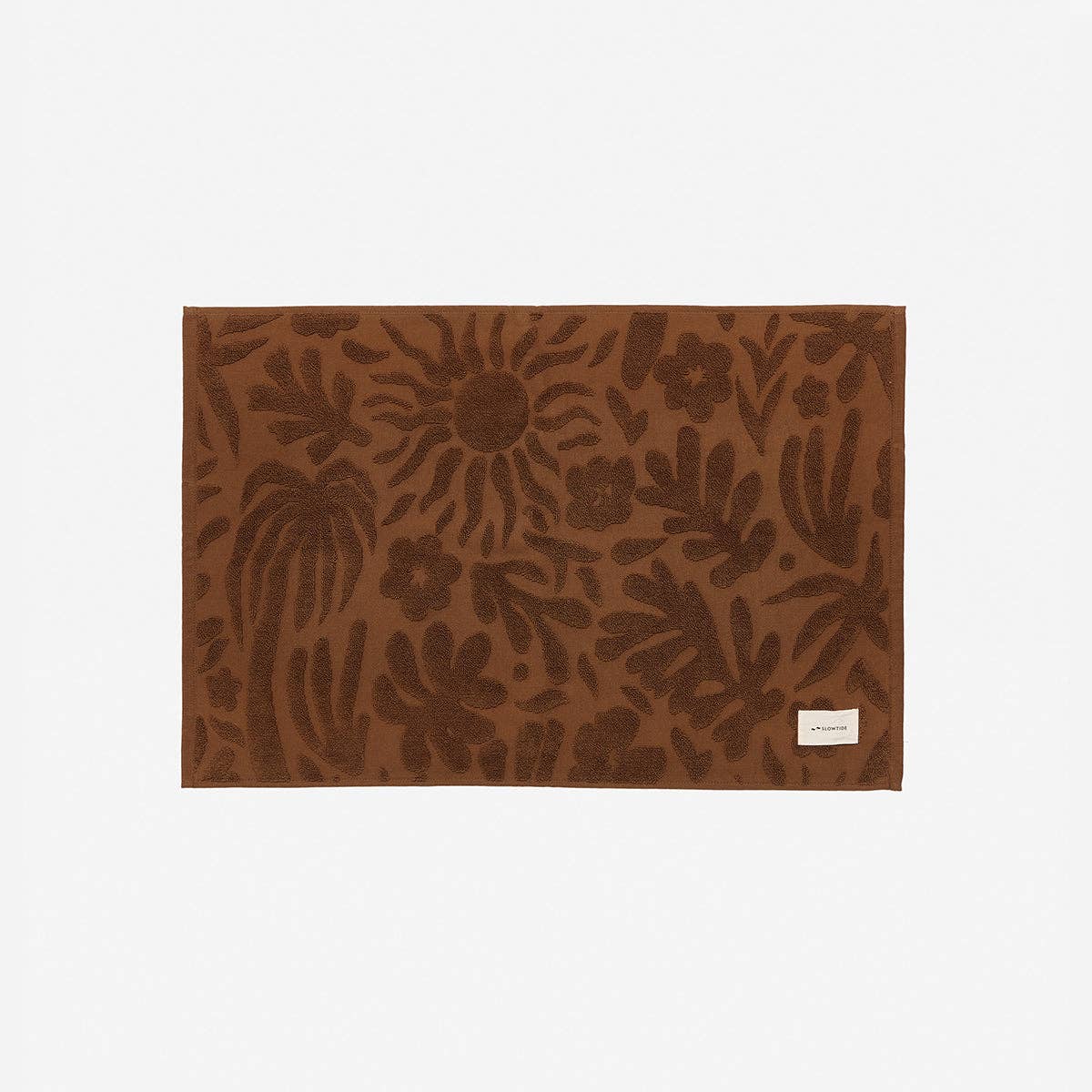 Sunny Sculpted Bath Mat - Toast