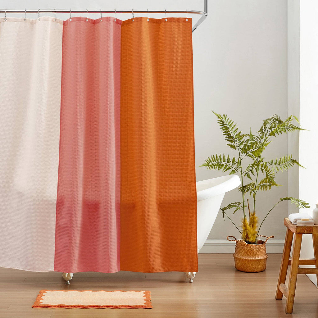 Nereida Bath Mat (Orange): 20x32 inch