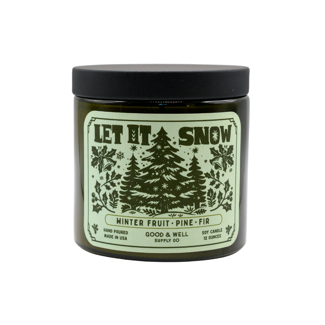 Let It Snow Holiday Soy Candle - Merry & Bright Collection