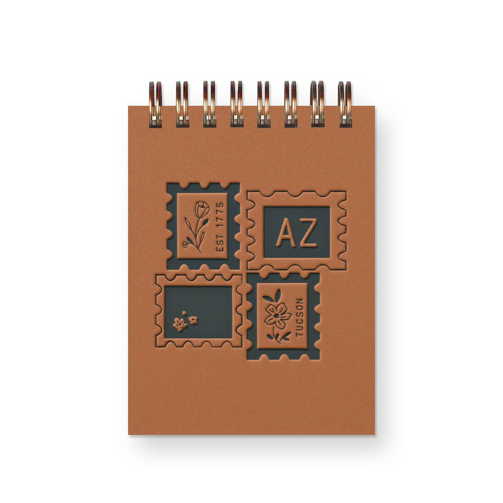 Custom City Stamp Mini Jotter Notebook: Heirloom Cover