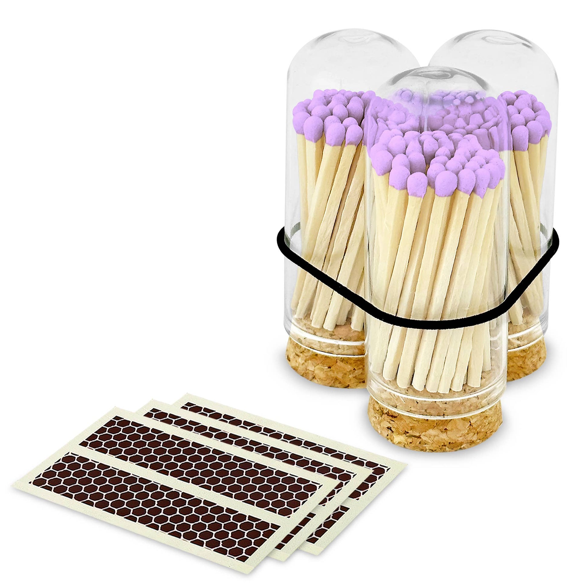 2" Matches + Mini Cloche - Colors of Your Choice + Strikers: Lilac