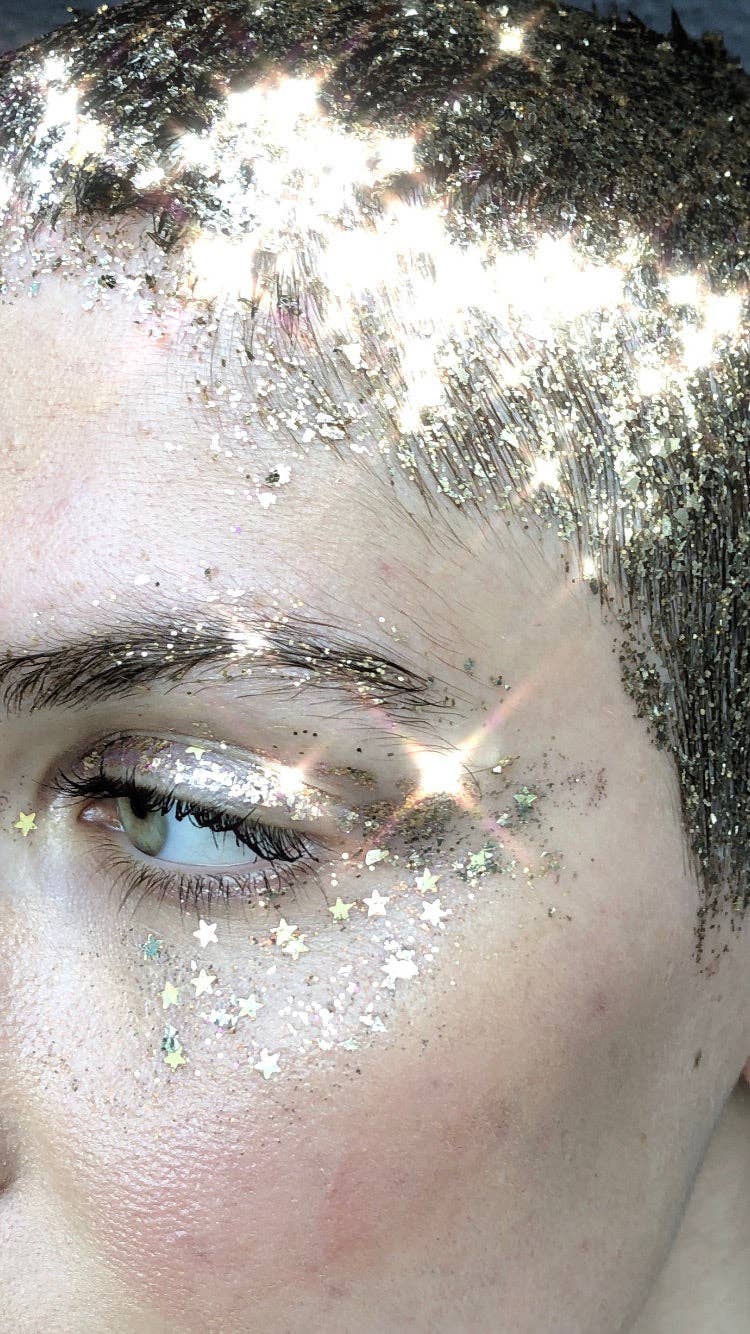 Star Dust Glitter Pot Gold Dust: One ounce