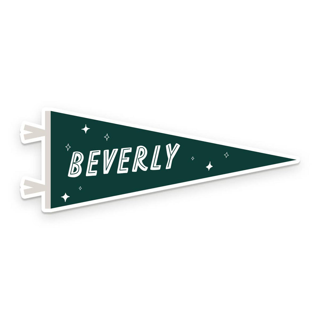 Custom City Pennant Sticker: Heirloom