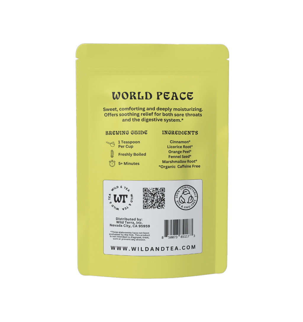 World Peace Herbal Tea: 2.5oz