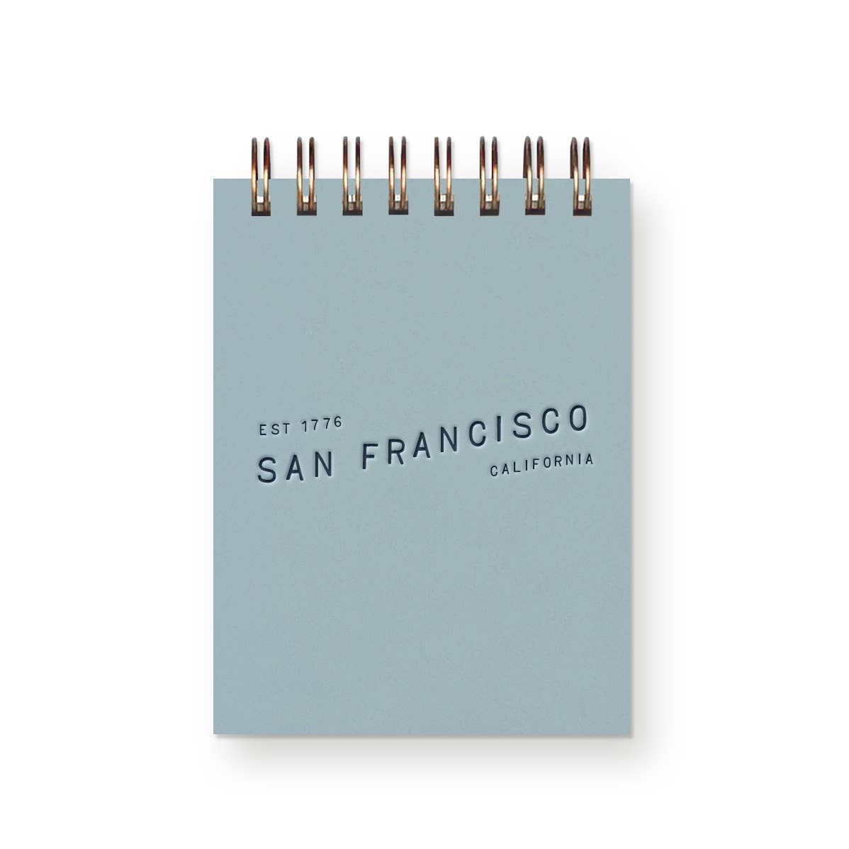 Custom City Wave Mini Jotter Notebook: Chartreuse Cover : Deep Blue Ink