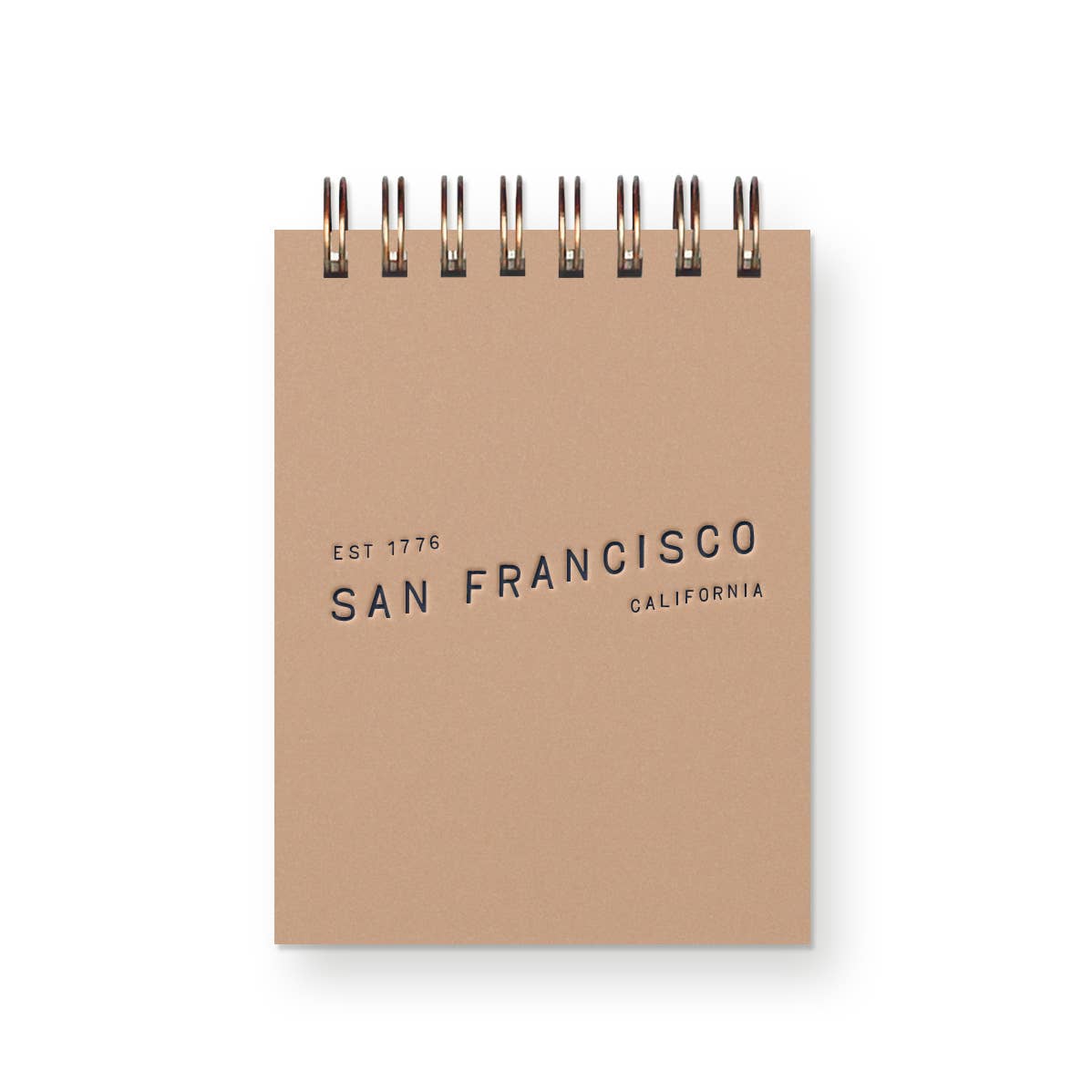 Custom City Wave Mini Jotter Notebook: Chartreuse Cover : Deep Blue Ink