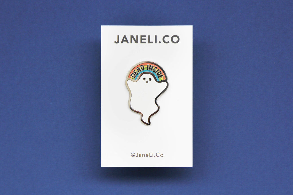 Dead Inside Enamel Pin