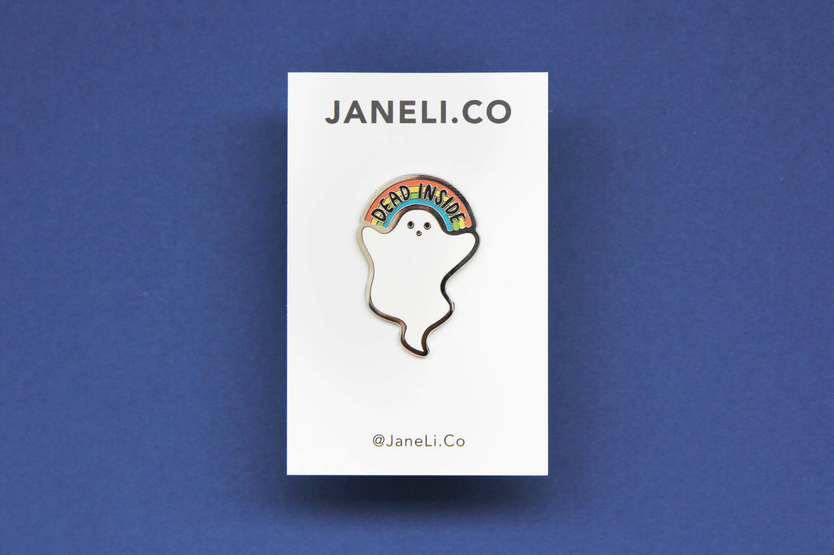 Dead Inside Enamel Pin