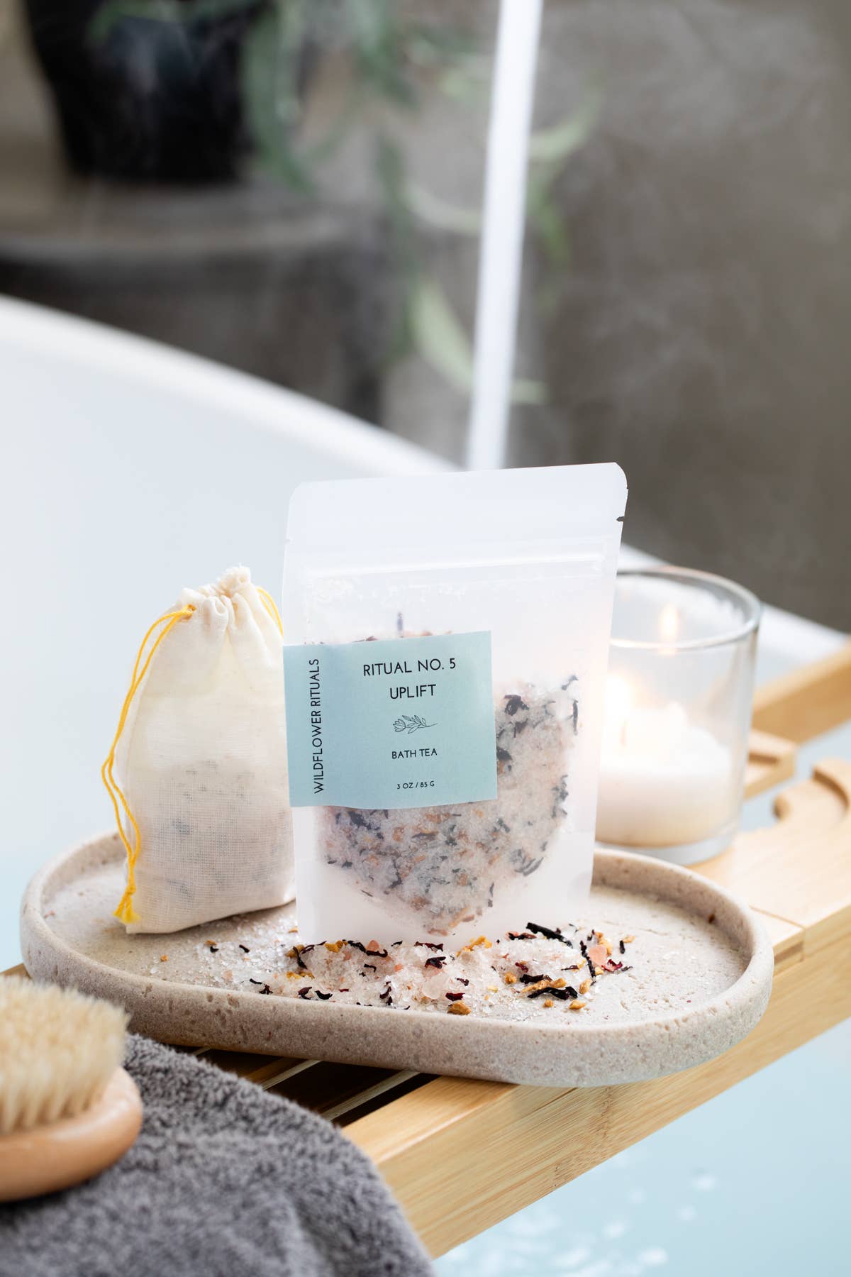 Ritual No. 5 Uplift Botanical Bath Tea - Sweet Orange Lemon