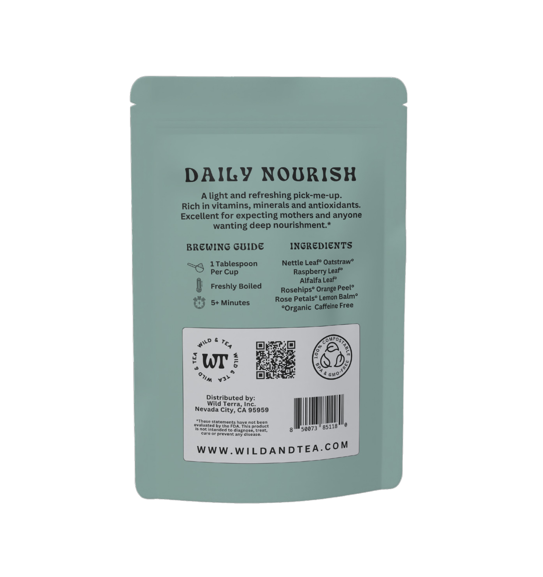 Daily Nourish Herbal Tea: 2oz