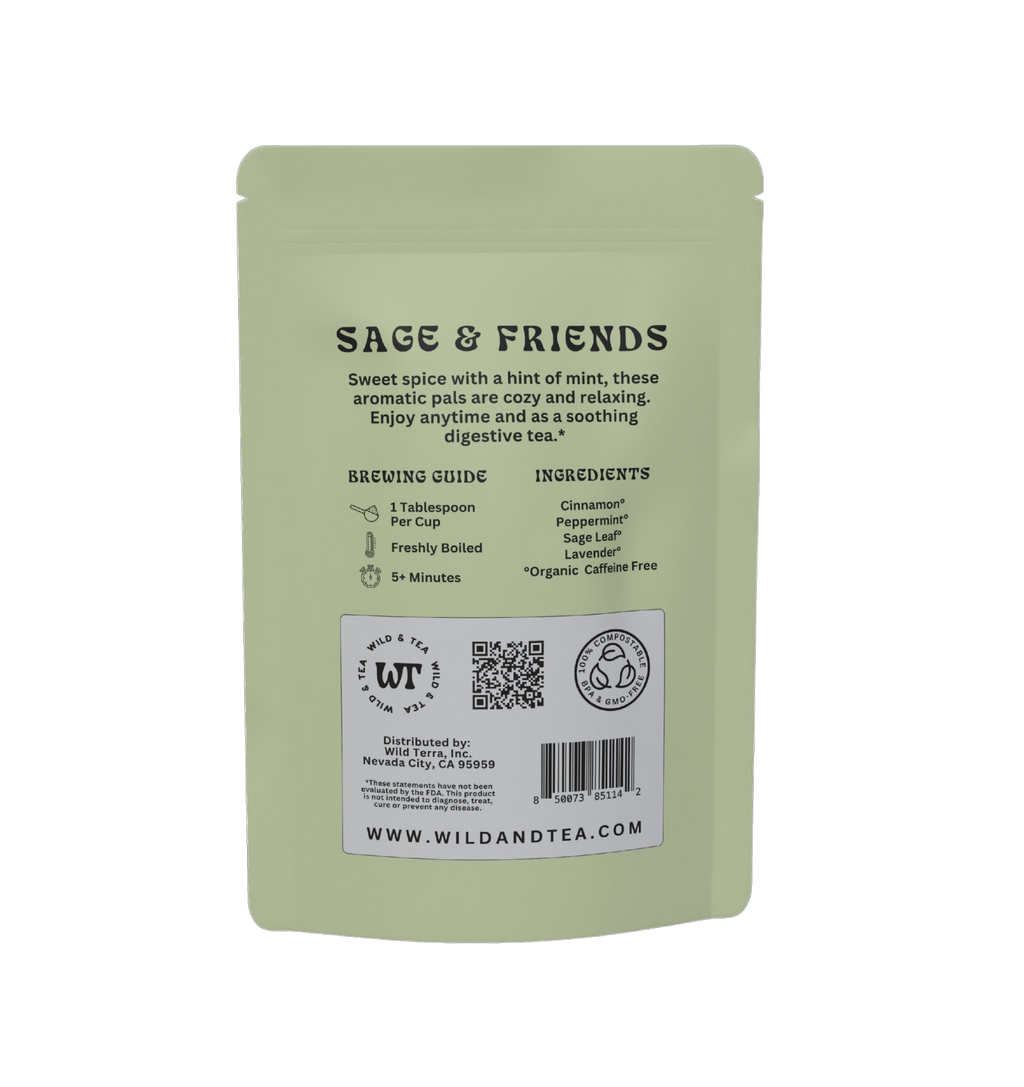 Sage & Friends Herbal Tea: 2oz