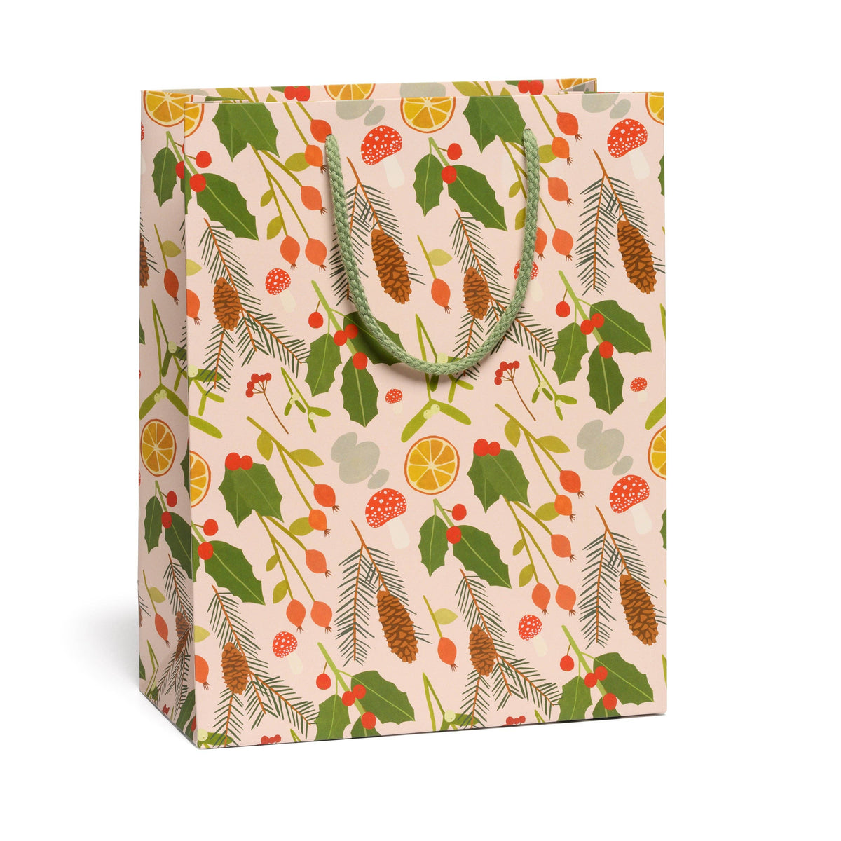 Holiday Greens gift bags: Medium