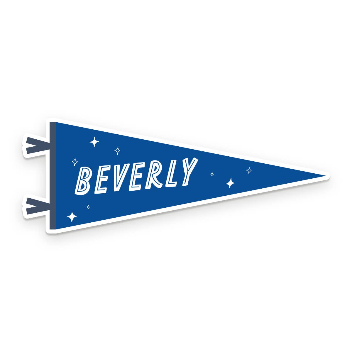 Custom City Pennant Sticker: Heirloom