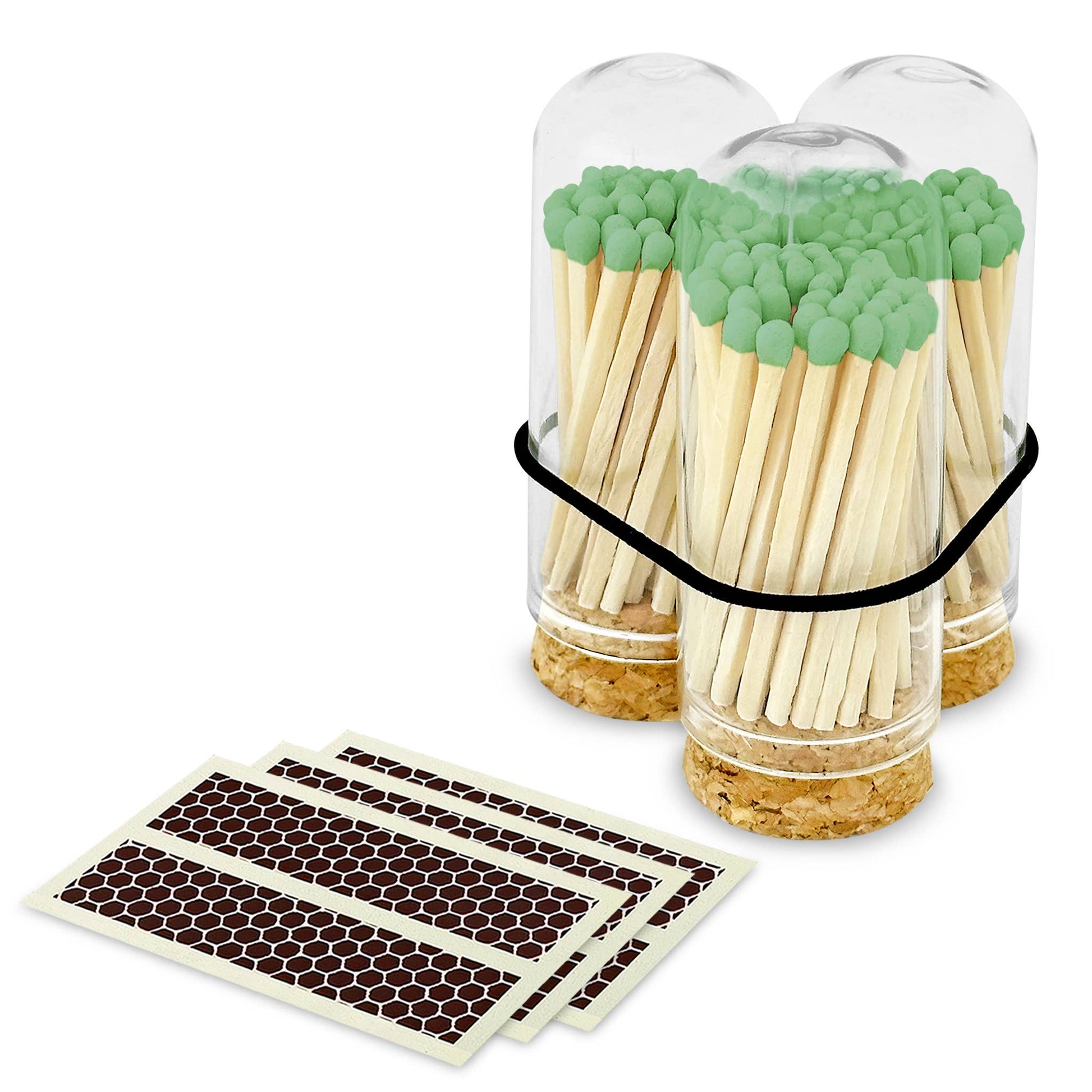 2" Matches + Mini Cloche - Colors of Your Choice + Strikers: Green