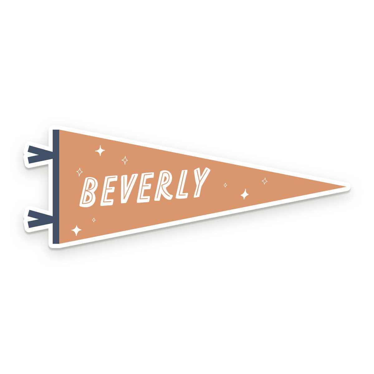 Custom City Pennant Sticker: Heirloom