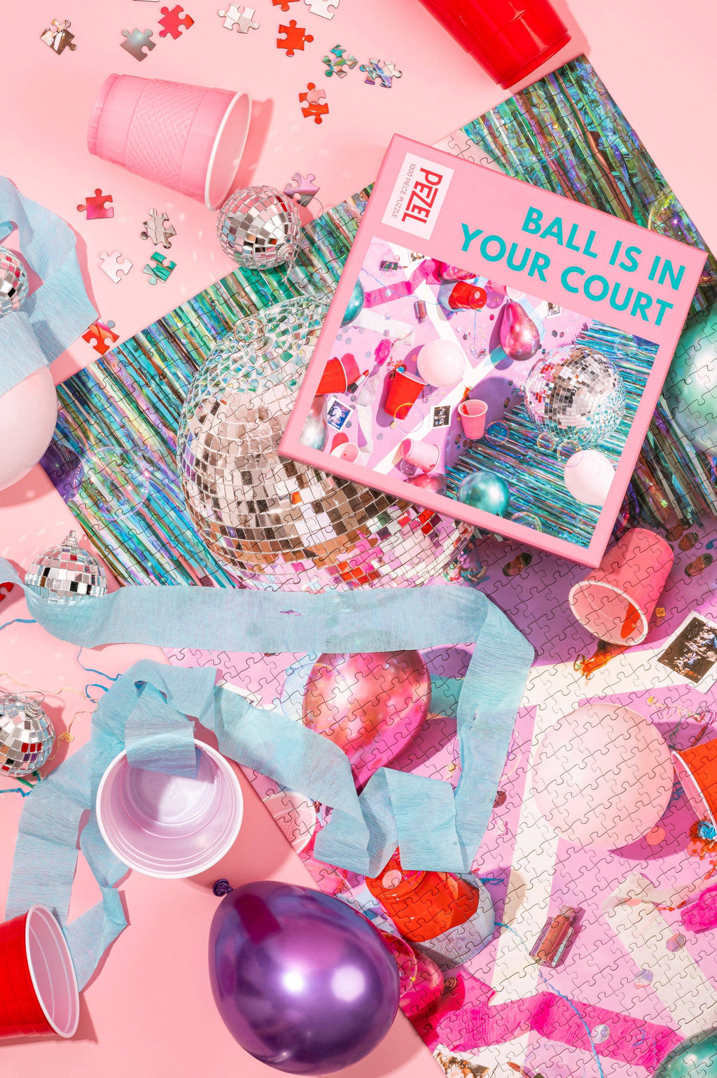 Ball Is In Your Court | 1000 Piece Puzzle w/ Canvas Bag