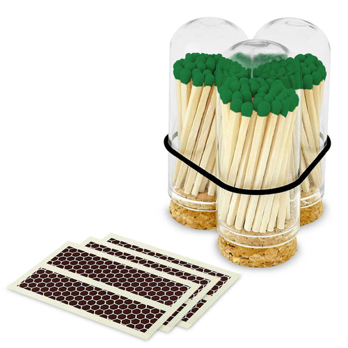 2" Matches + Mini Cloche - Colors of Your Choice + Strikers: Green