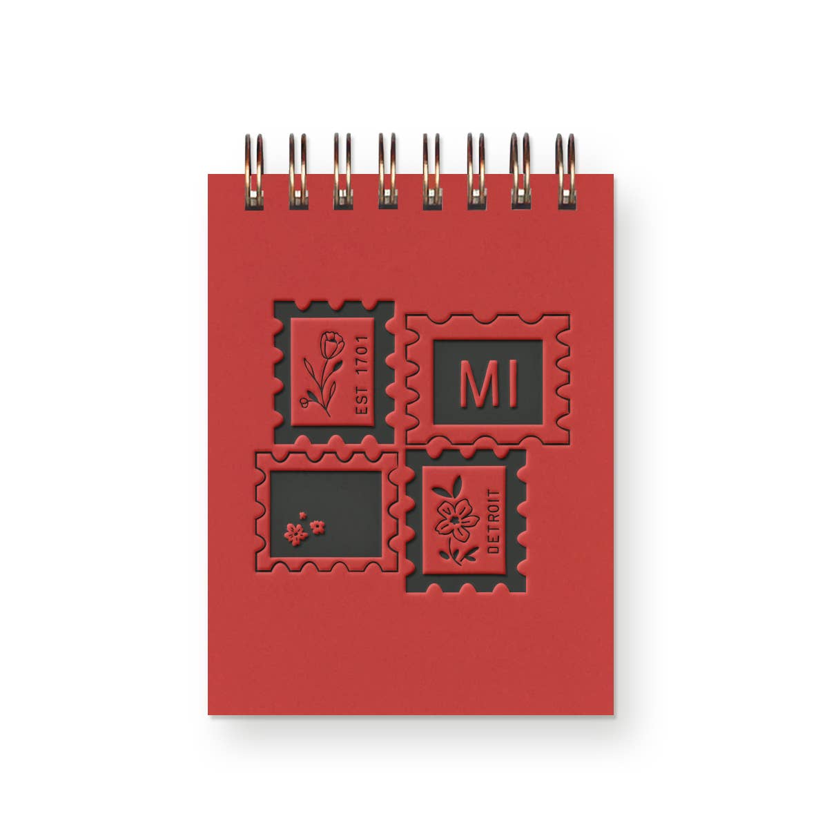 Custom City Stamp Mini Jotter Notebook: Heirloom Cover