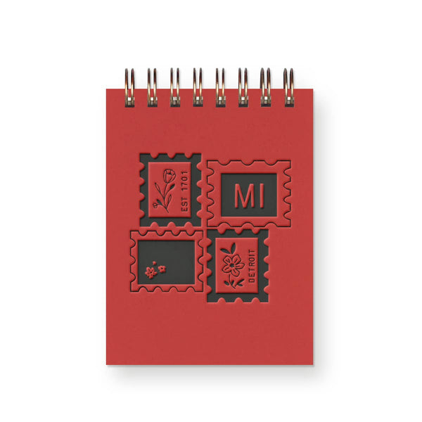 Custom City Stamp Mini Jotter Notebook: Heirloom Cover