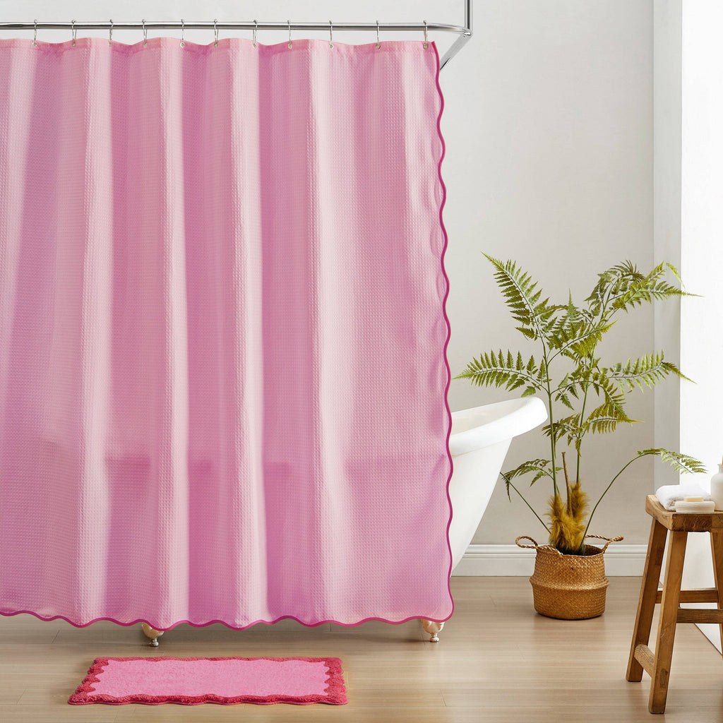 Nereida Bath Mat (Hot Pink): 20x32 inch
